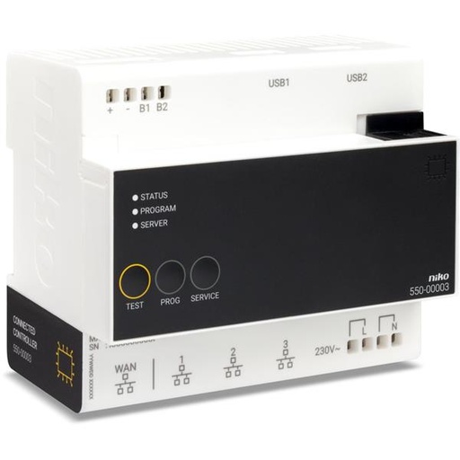 [NIK550-00003] Niko Home Control-Connected Controller (incl.alimentation,IP-interf ace/-gateway)