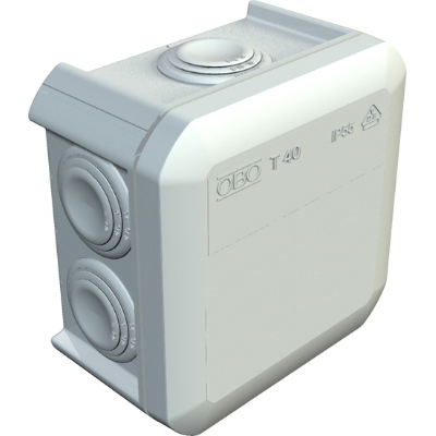 [OBO2007045] Boîte de dérivation T40 gris clair